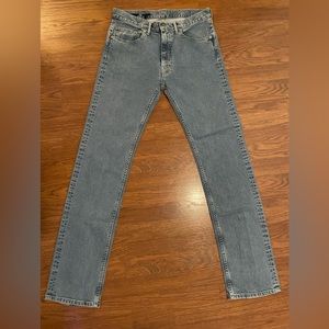 New Vlone Zipper Blue Jeans